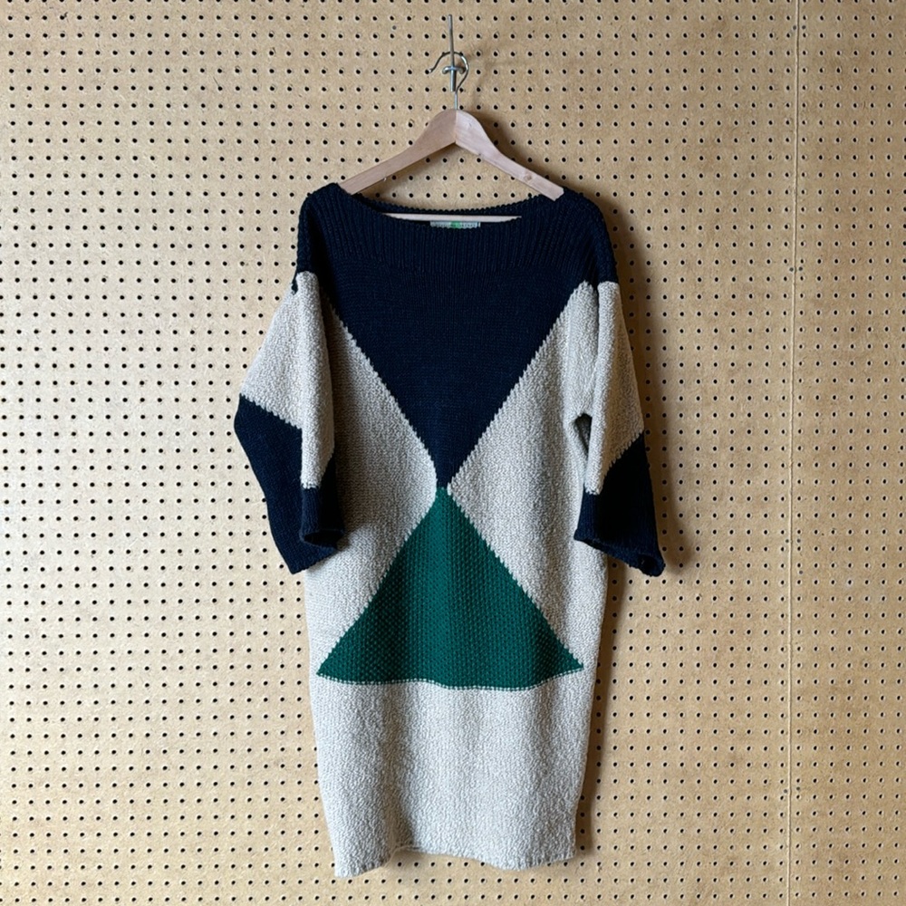 Stella McCartney Wool Color Block Dress